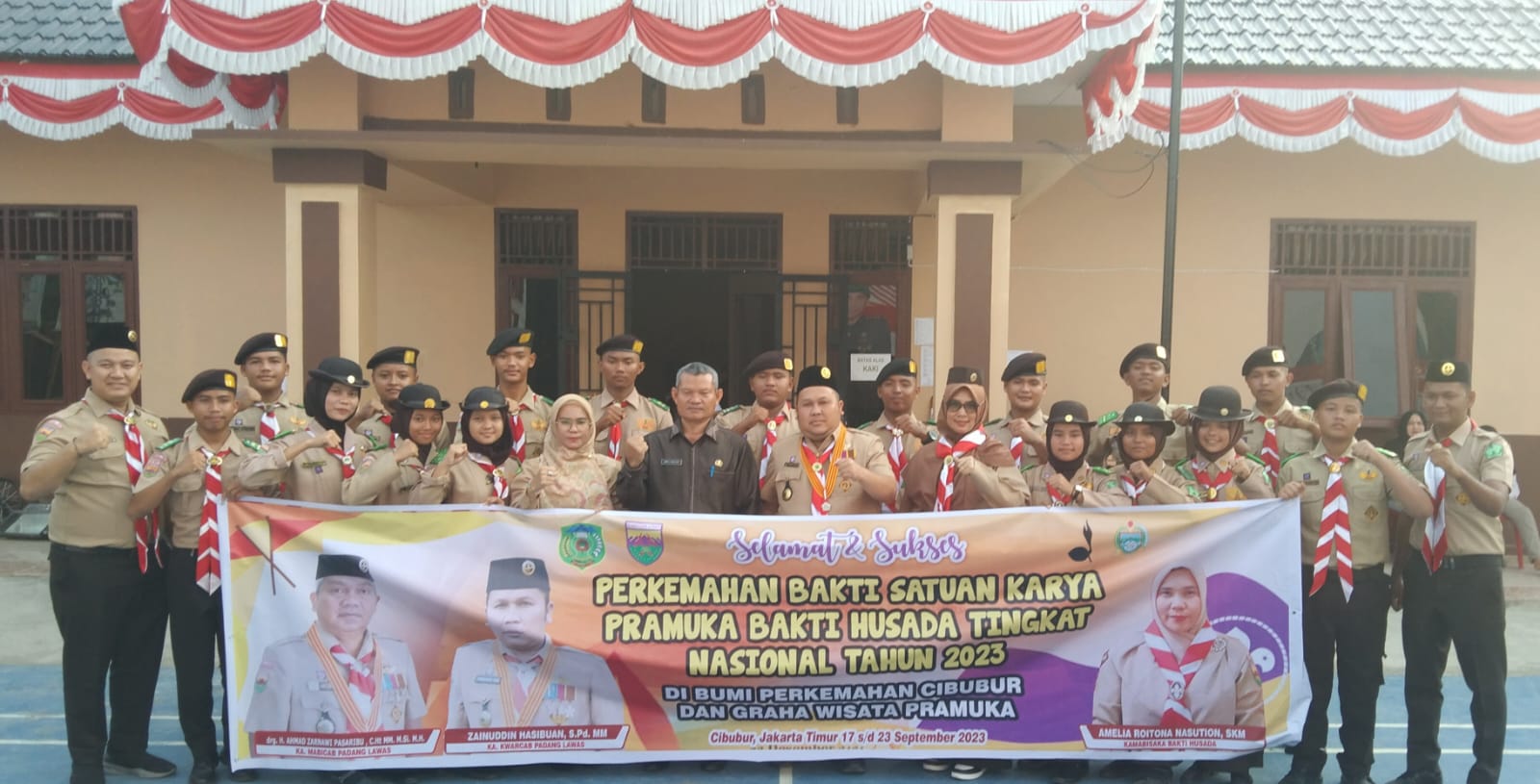 Kwarcab Palas Lepas Kontingen Ke Perkemahan Cibubur