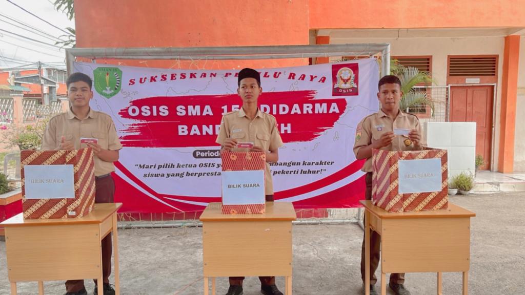 SMAN 15 Adidarma Banda Aceh Gelar Pemilu Raya OSIS