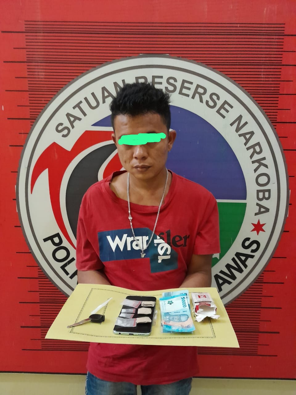Polres Palas Tangkap WS, Tersangka Pengedar Narkoba Yang Juga Residivis