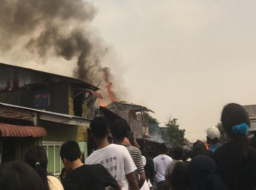 Tempat Penyimpan BBM Curian Terbakar, 5 Rumah Ludes Di Belawan