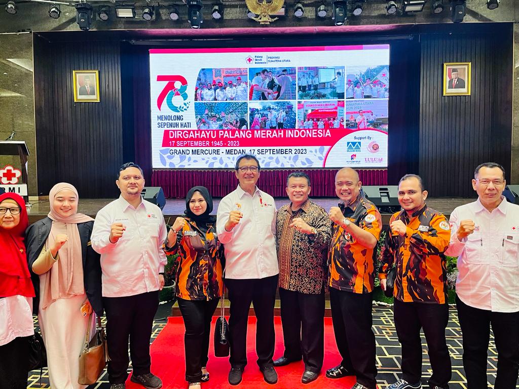 HUT Ke-78 Khidmad, DR.H.Rahmat Shah: PMI Sumut Saat Ini Miliki 1.000 Kantong Darah/ Hari