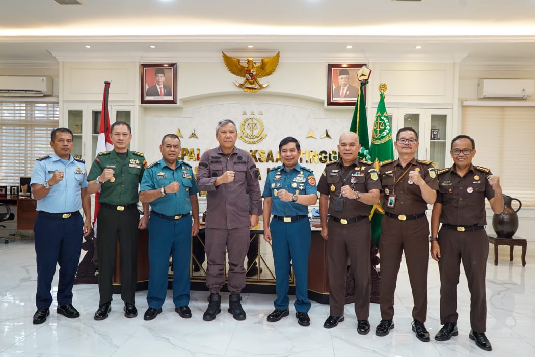 Kajati Sumut Idianto Terima Kunjungan Kepala Oditurat Militer Tinggi I Medan