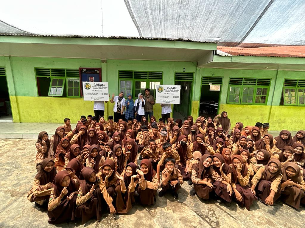 LPPM USU Edukasi Siswa Belawan Tentang Perilaku Hidup Bersih dan Sehat