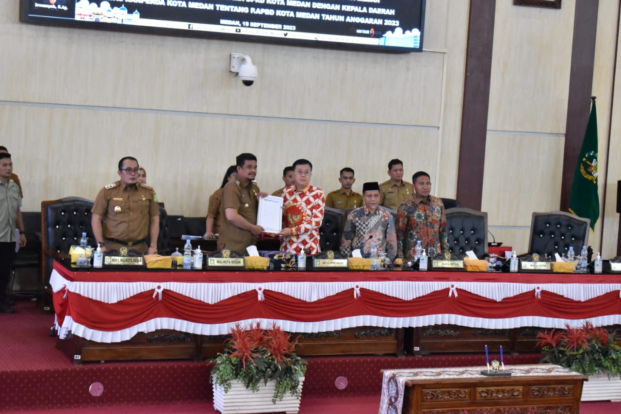 DPRD Medan-Pemko Medan Teken P ABPD 2023