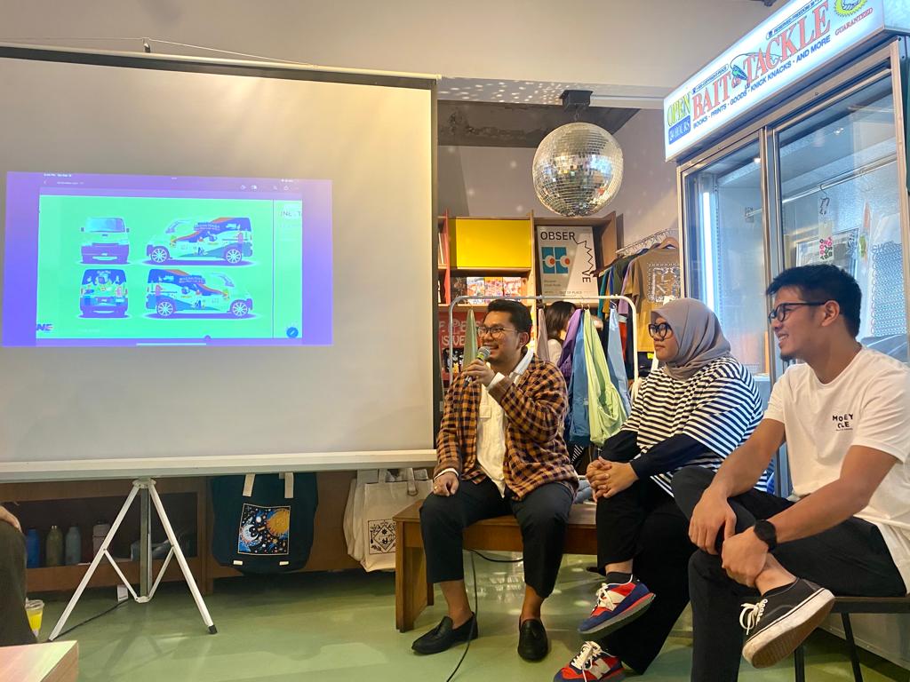 JNE Kolaborasi - Tab Space Dan Grammars, Tampilkan Hasil Karya Seniman Disabilitas
