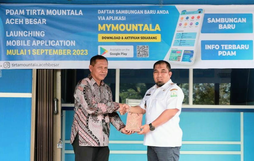 Pj Bupati Aceh Besar Luncurkan Aplikasi Mymountala