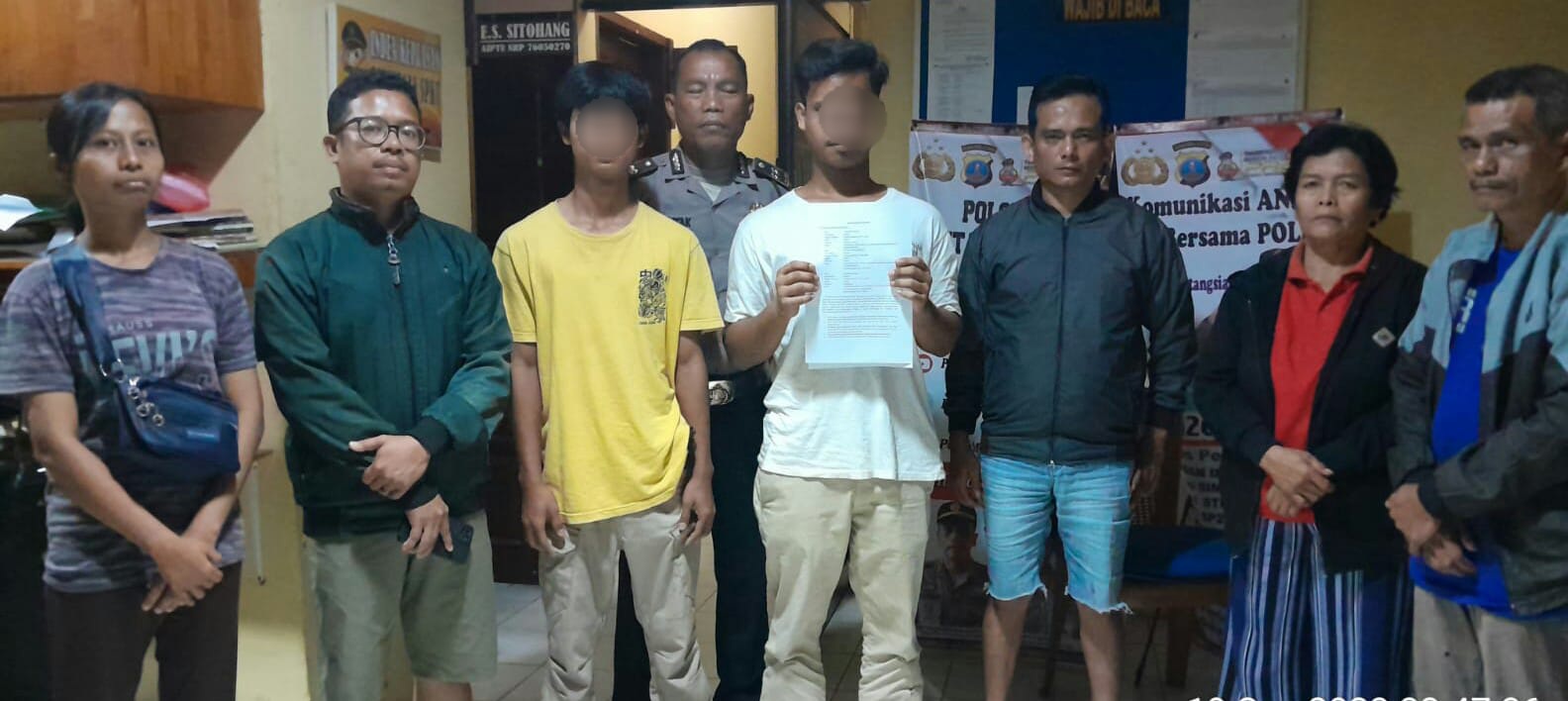 Polres P. Siantar Selesaikan Kasus Penganiayaan Dengan Problem Solving