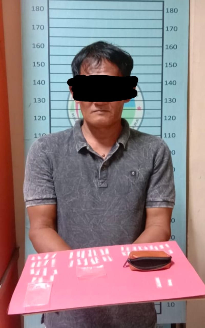 Tersangka Pemilik Sabu 6,33 Gram Diamankan