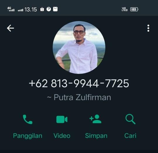 Foto Dan Nama Ketua PWI Kota Langsa Dicatut Penipu