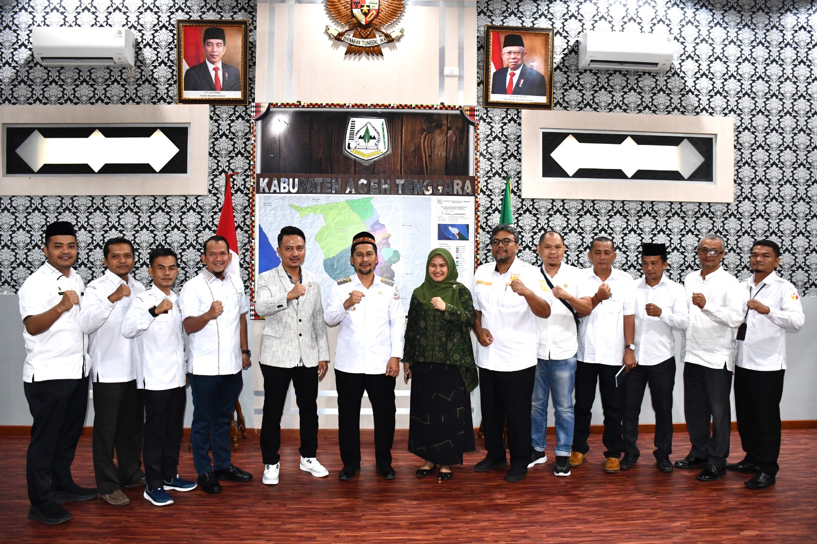 Bawaslu Agara Audiensi Dengan Pj Bupati Syakir