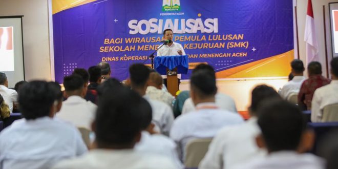 Pj Gubernur Bangga Dengan Alumni SMK Rekrut Naker Saat Usia Muda