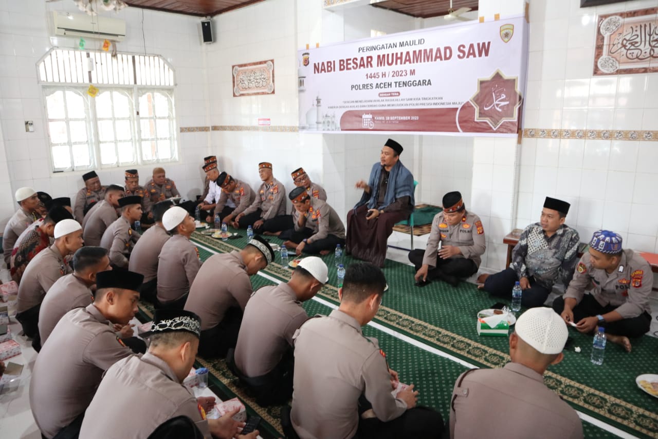 Polres Agara Rayakan Maulid Nabi Besar Muhammad SAW
