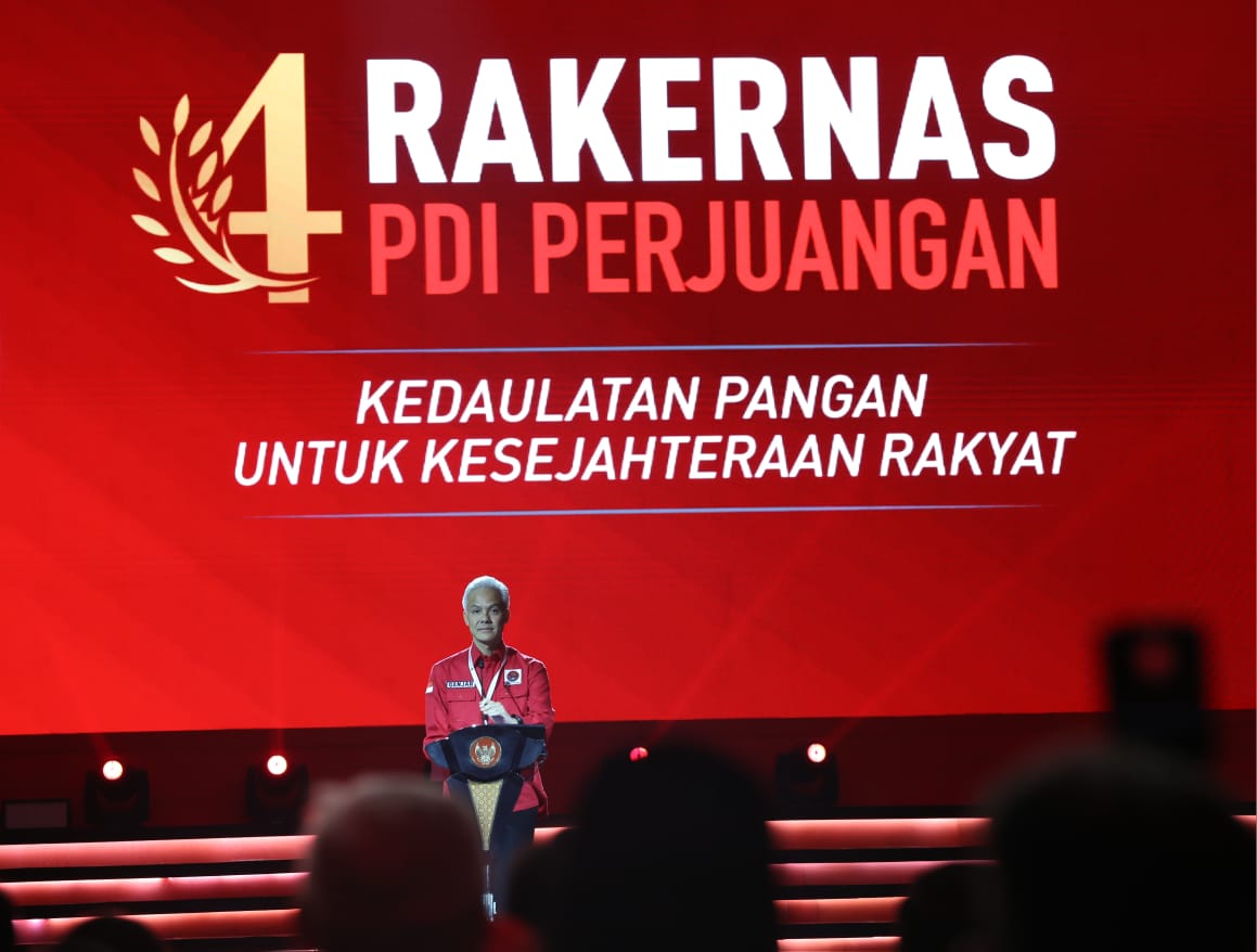 Bahas Isu Kedaulatan Pangan, Ganjar Sebut Rakernas IV PDIP Kegiatan Luar Biasa