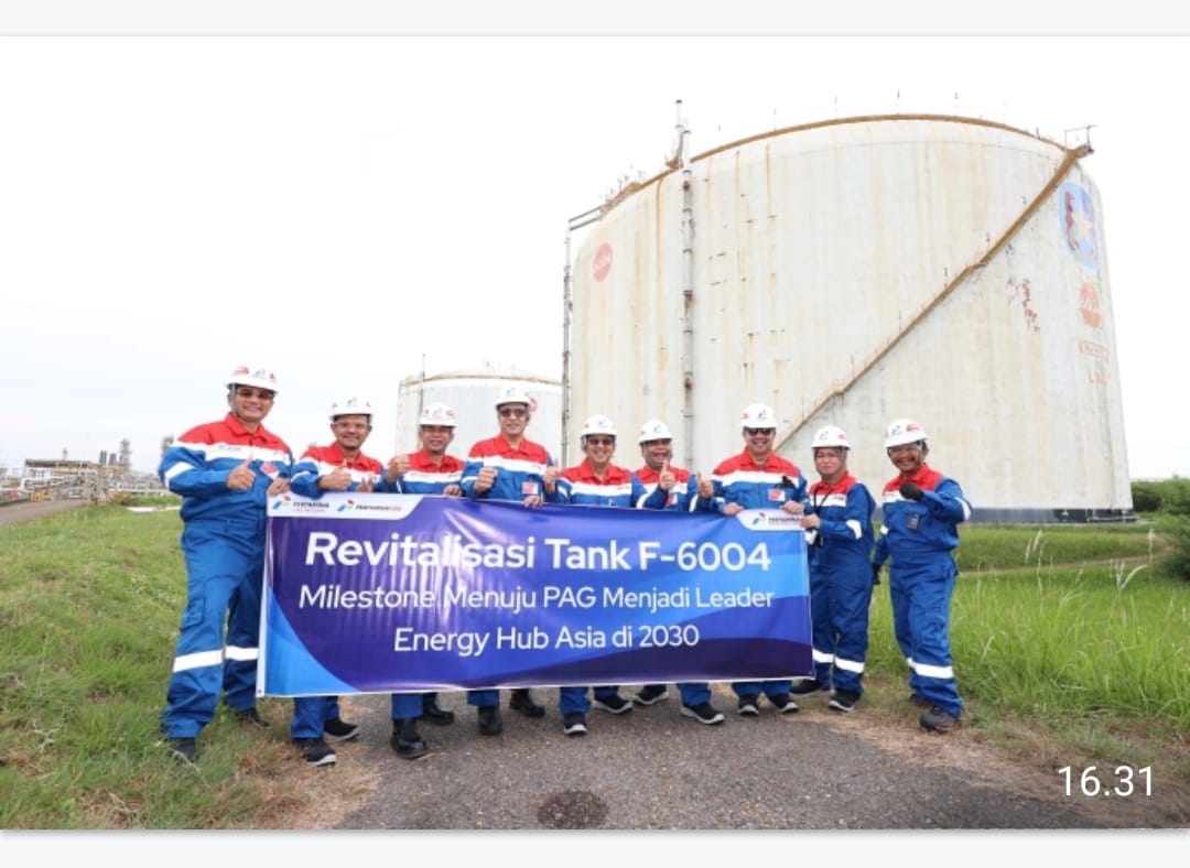 Revitalisasi Tanki LNG, Bukti Kesiapan Perta Arun Gas menjadi Leader Energy Hub Asia 2030