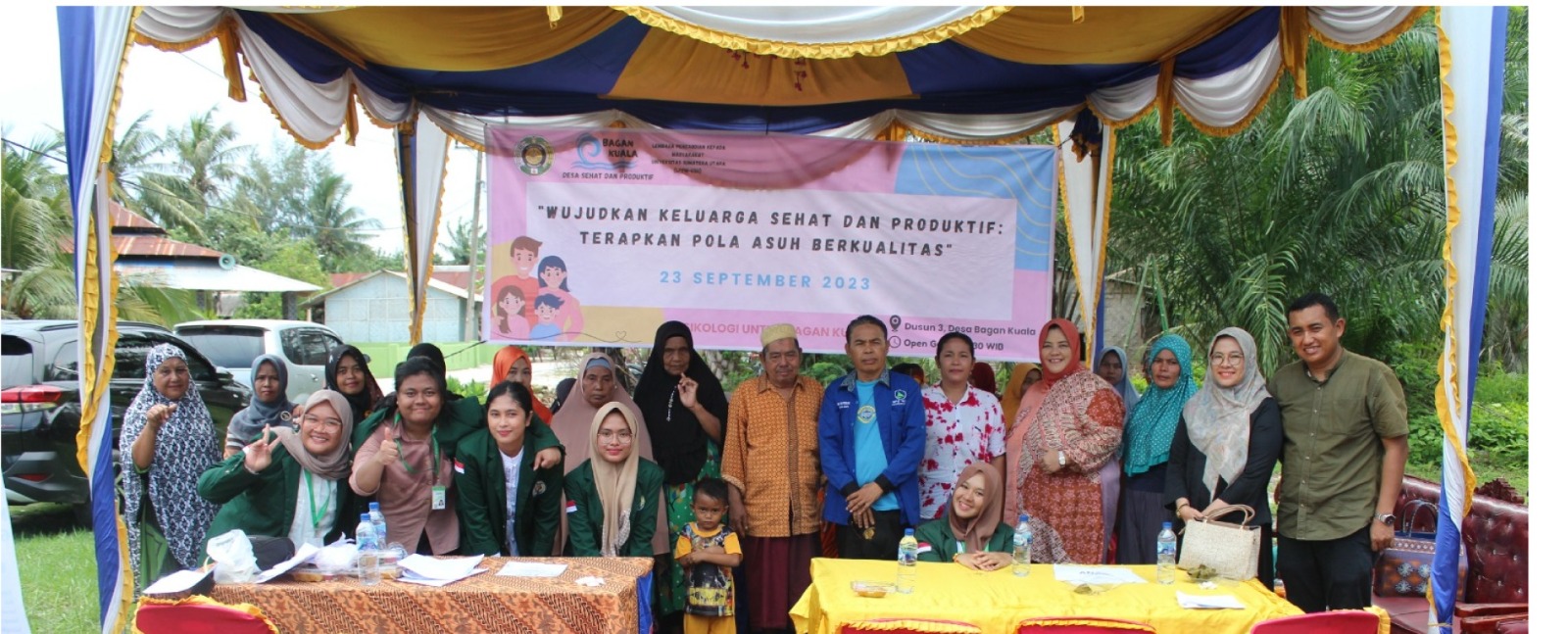 Tim Fakultas Psikologi USUPKM Di Desa Bagan Kuala DS