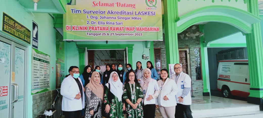 Klinik Pratama MAHDARINA Terima Tim Surveyor Akreditasi