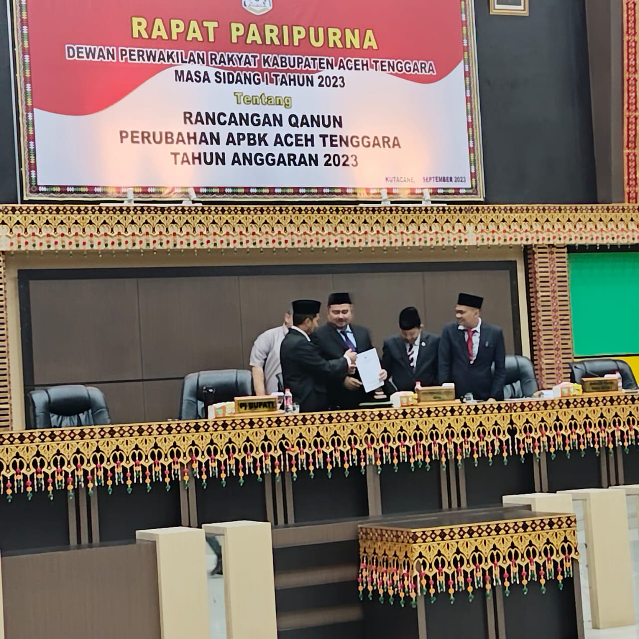 Raqan APBK Perubahan Agara 2023 Turun