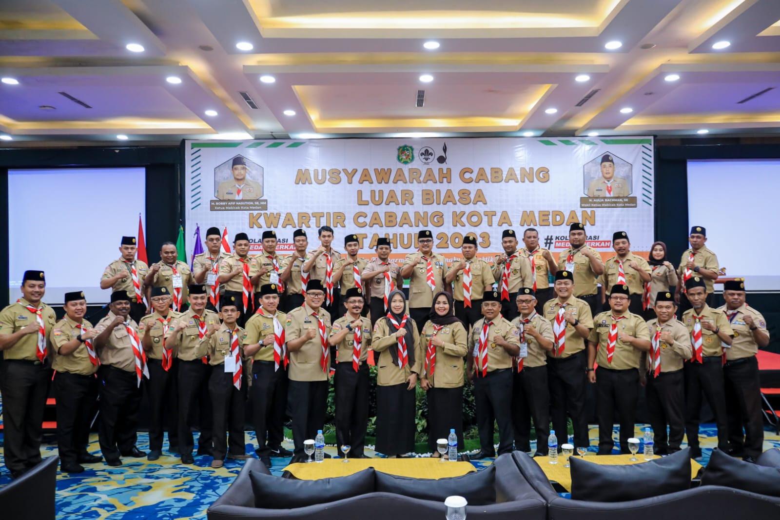 Hasil Muscalub, Topan Ginting Terpilih Jadi Ketua Kwarcab Gerakan Pramuka Kota Medan