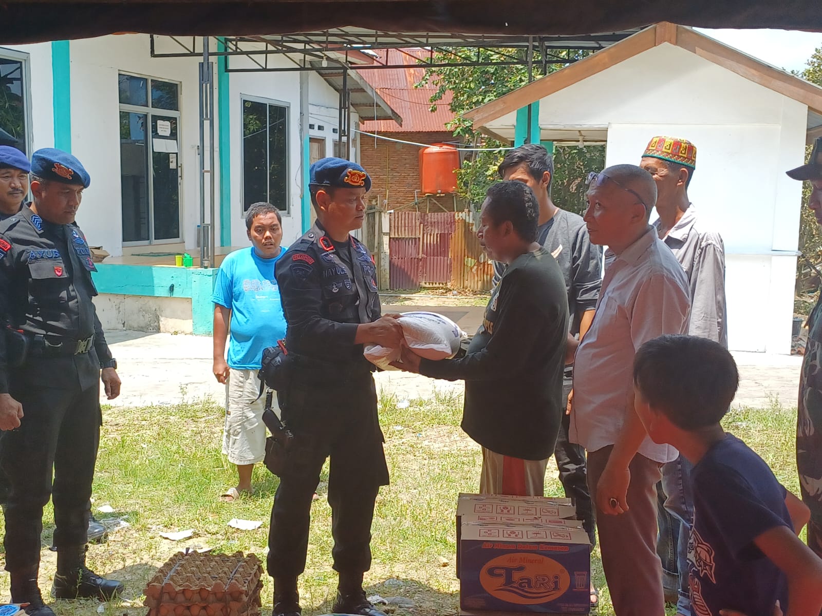 Brimob Peduli Korban Kebakaran