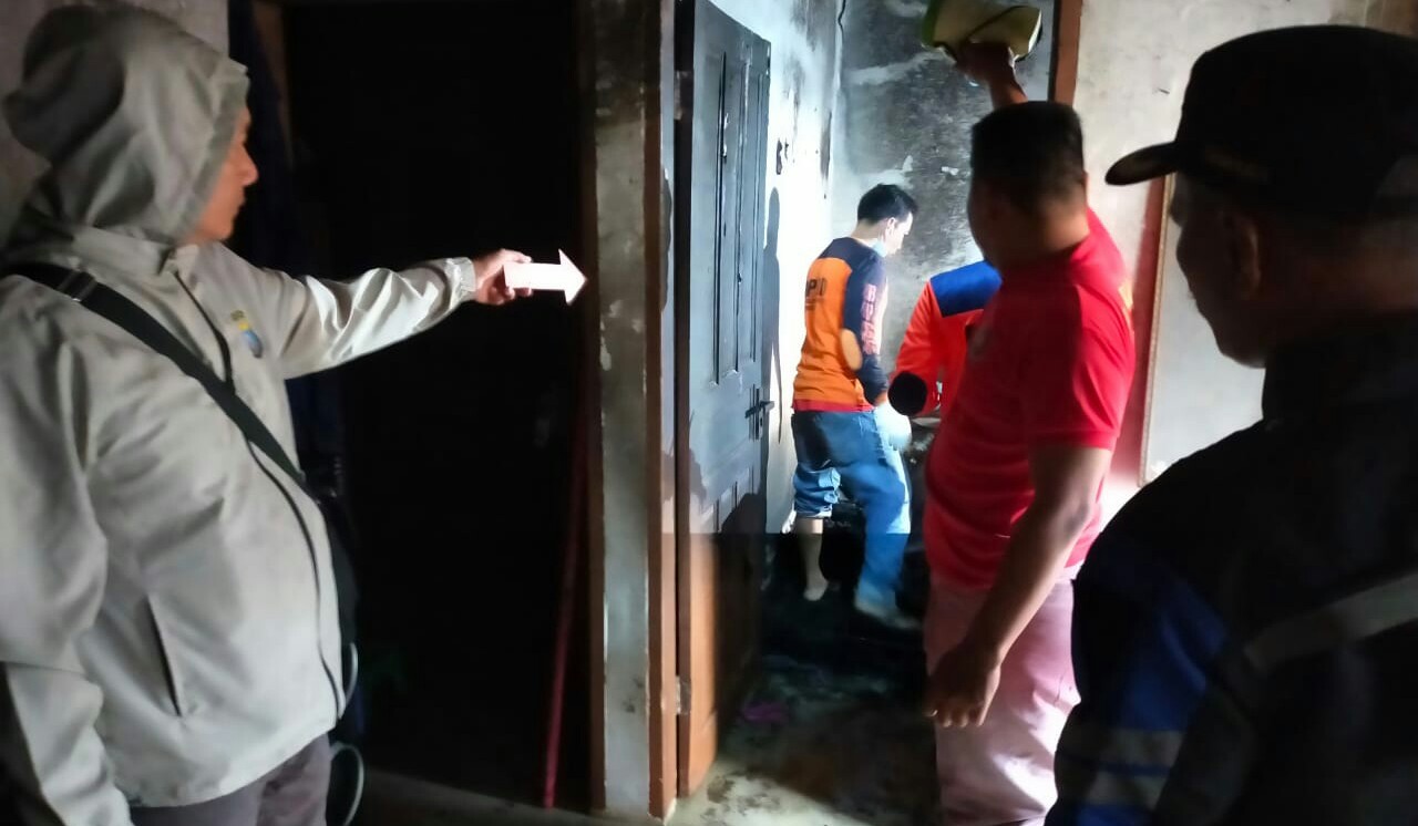 Pengemudi Ojek Tewas Terbakar Di Rumah Kontrakan