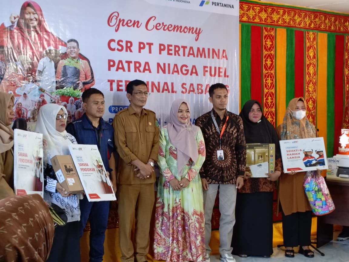 PT Pertamina Fuel Sabang Salurkan Dana CSR