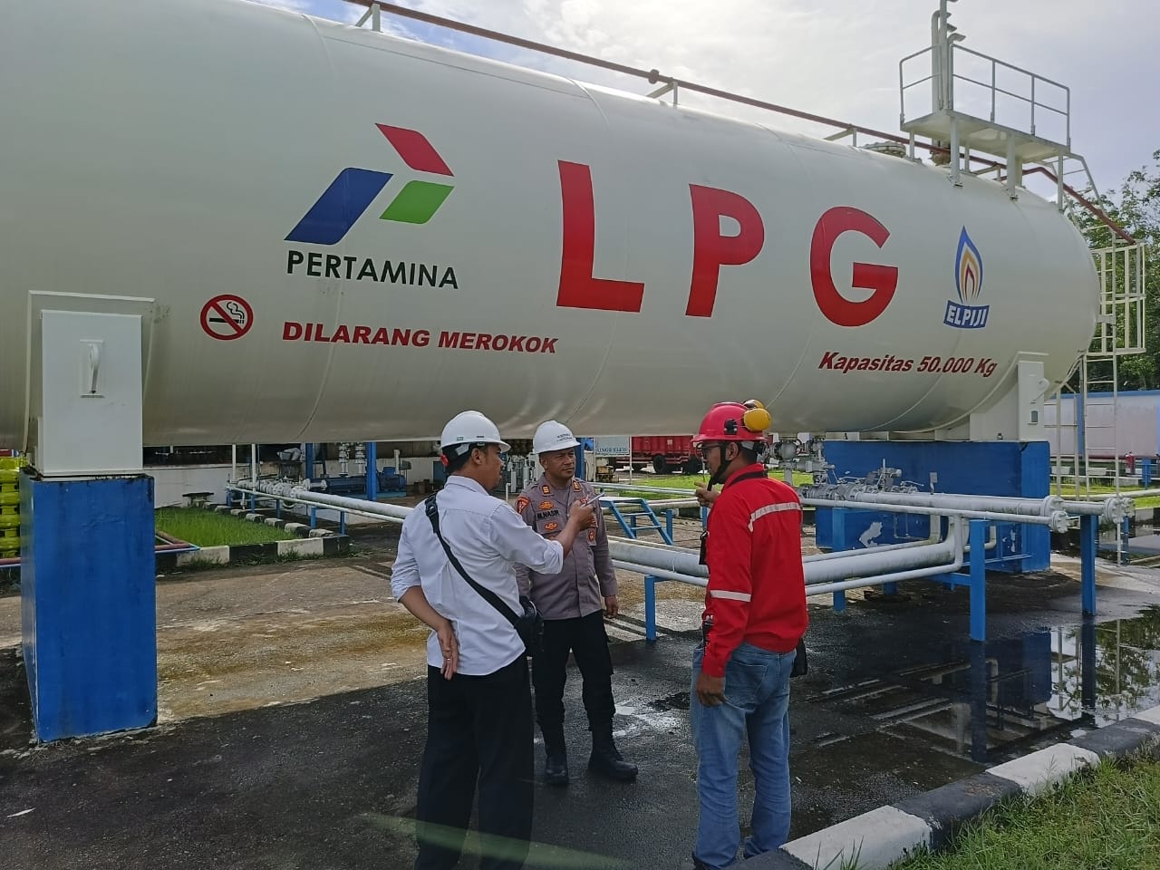 Kabag Ops Polres Aceh Barat Tinjau SPBE