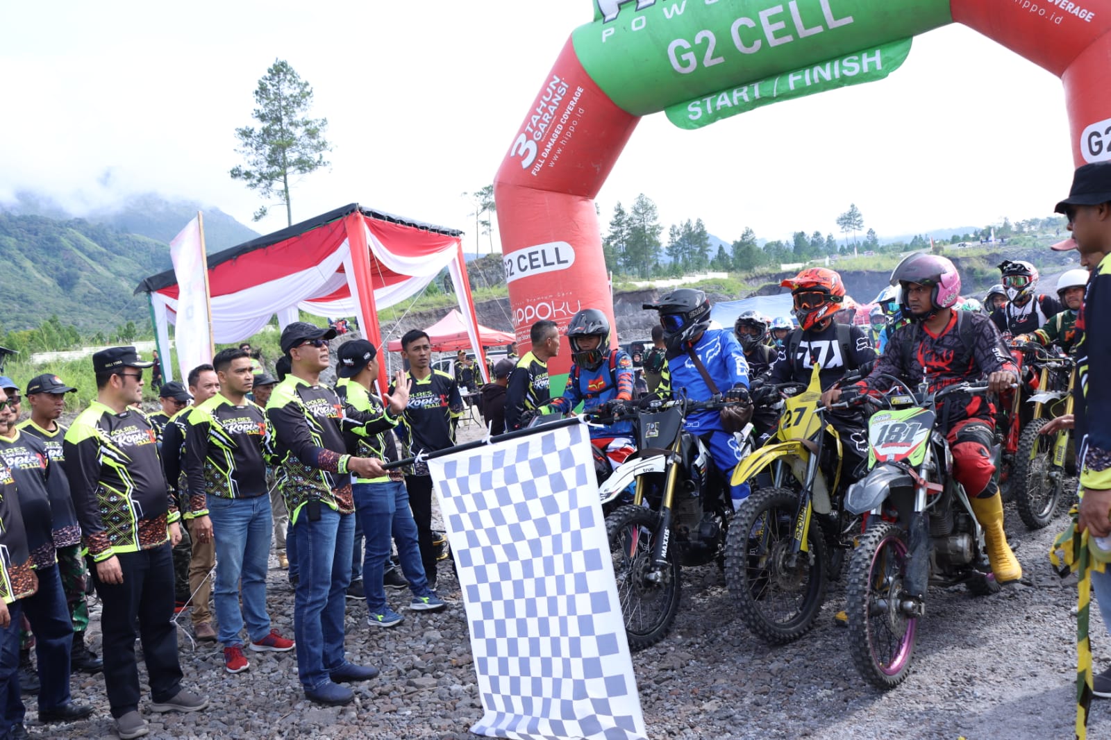 Kapolres Bener Meriah Lepas Ratusan Rider Kopi Trail II Jelajahi Wisata