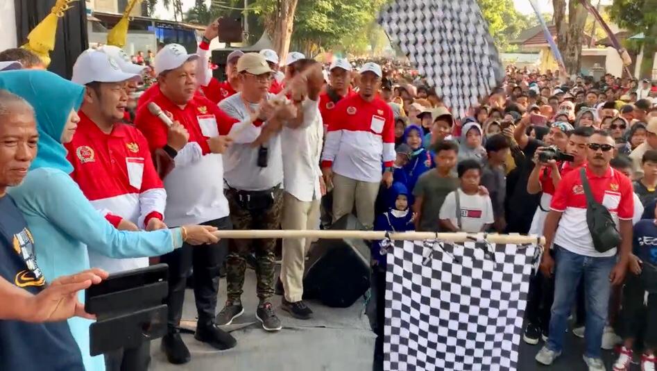 Wakili Prabowo, Fahri Hamzah Lepas Peserta Lomba Jaka Sopan 2023