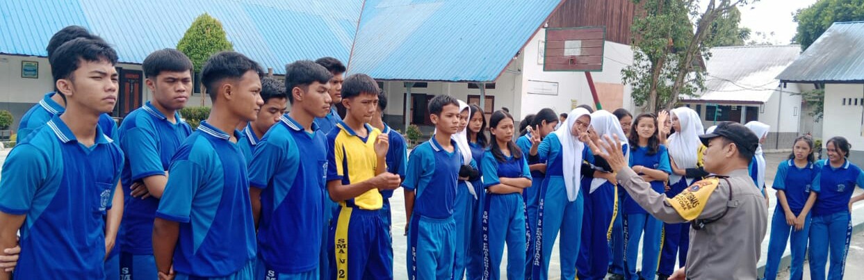 Polres P. Siantar Bekali Siswa SMA Tertib Berlalulintas