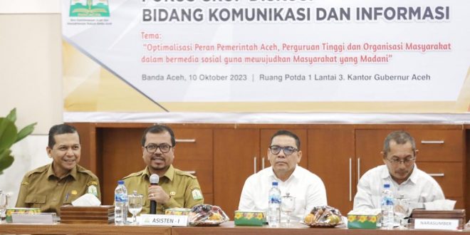 Pemerintah Aceh Gelar Diskusi Bidang Komunikasi Informasi