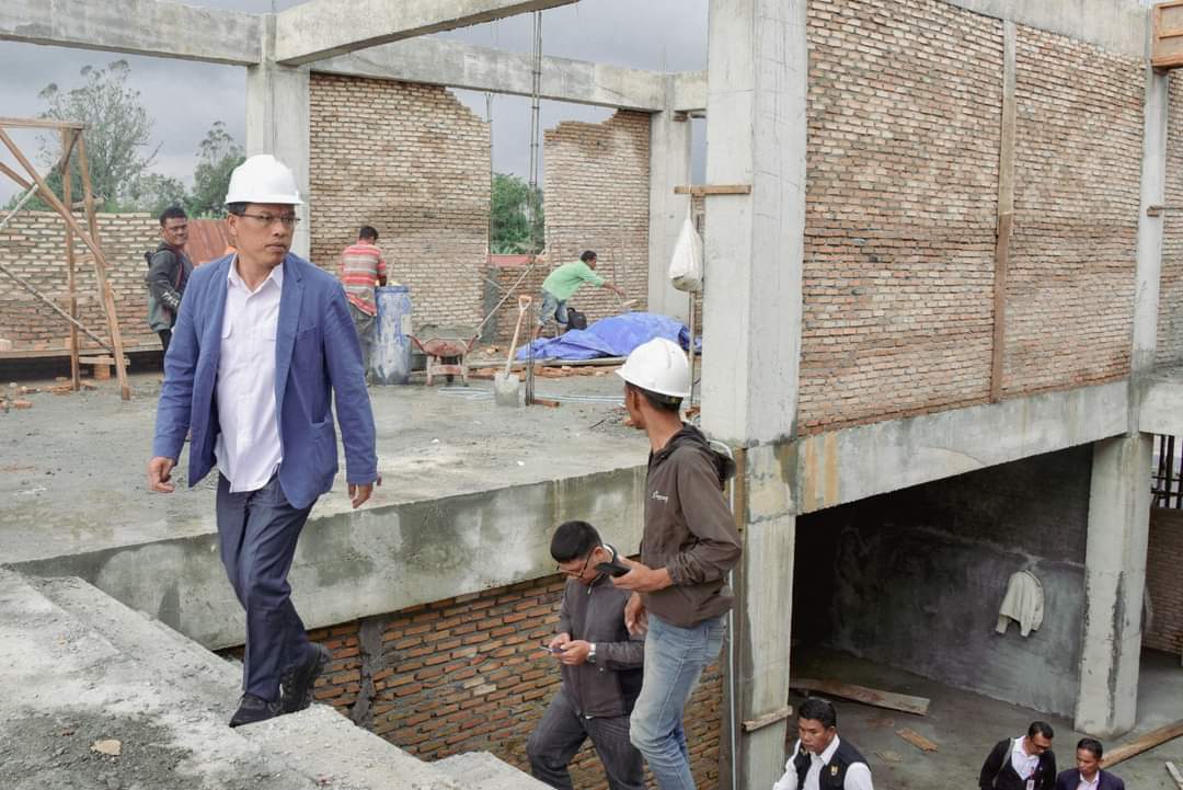 Bupati Humbahas Tinjau Progres Pembangunan PLUT