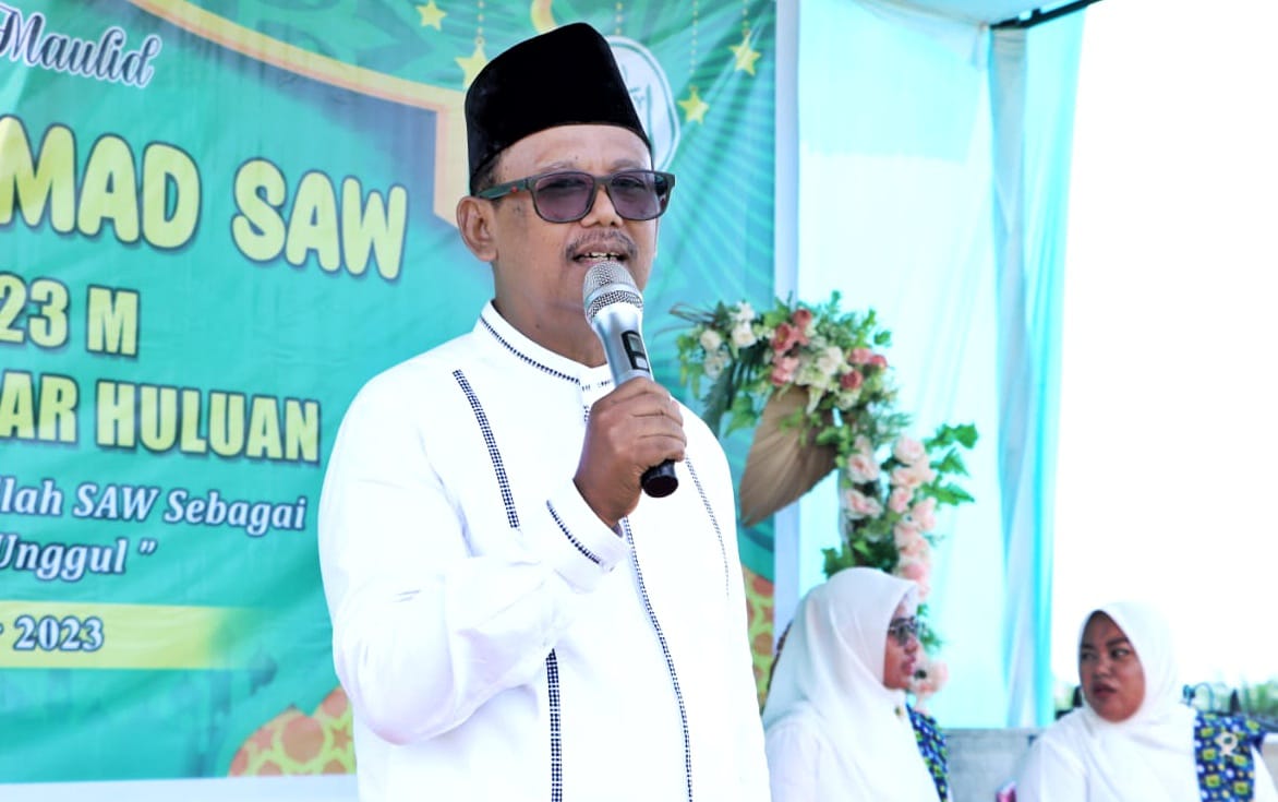 Hadiri Maulid Nabi Di Bandar Huluan, Wabup Ajak Masyarakat Perangi Narkoba.