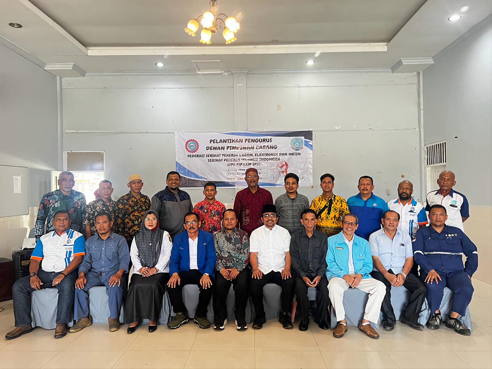 Firman Usman Dilantik Jadi Ketua, Wakil Bupati Tegaskan FSP LEM SPSI Penting Bagi Batubara
