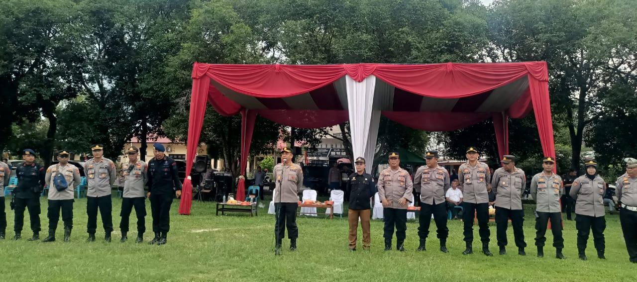 Hadapi Pemilu, Polres Langsa Gelar Simulasi