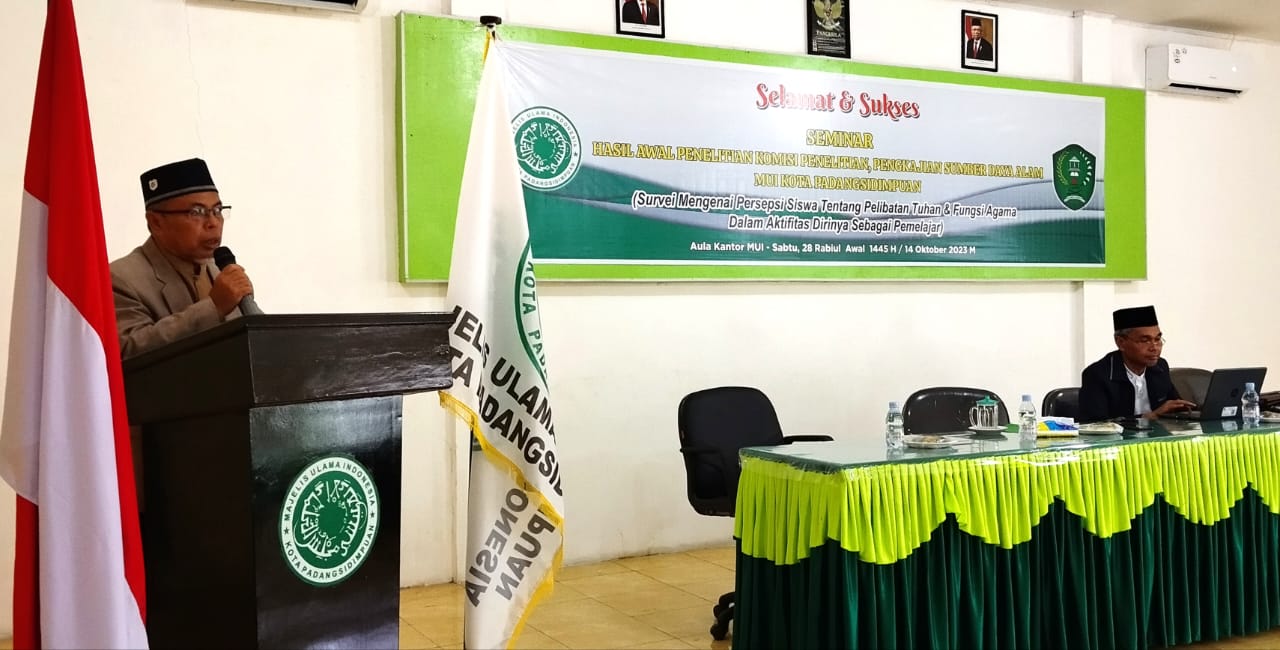 Ketua MUI P. Sidimpuan: Islam Ajarkan Keseimbangan Dunia Dan Akhirat