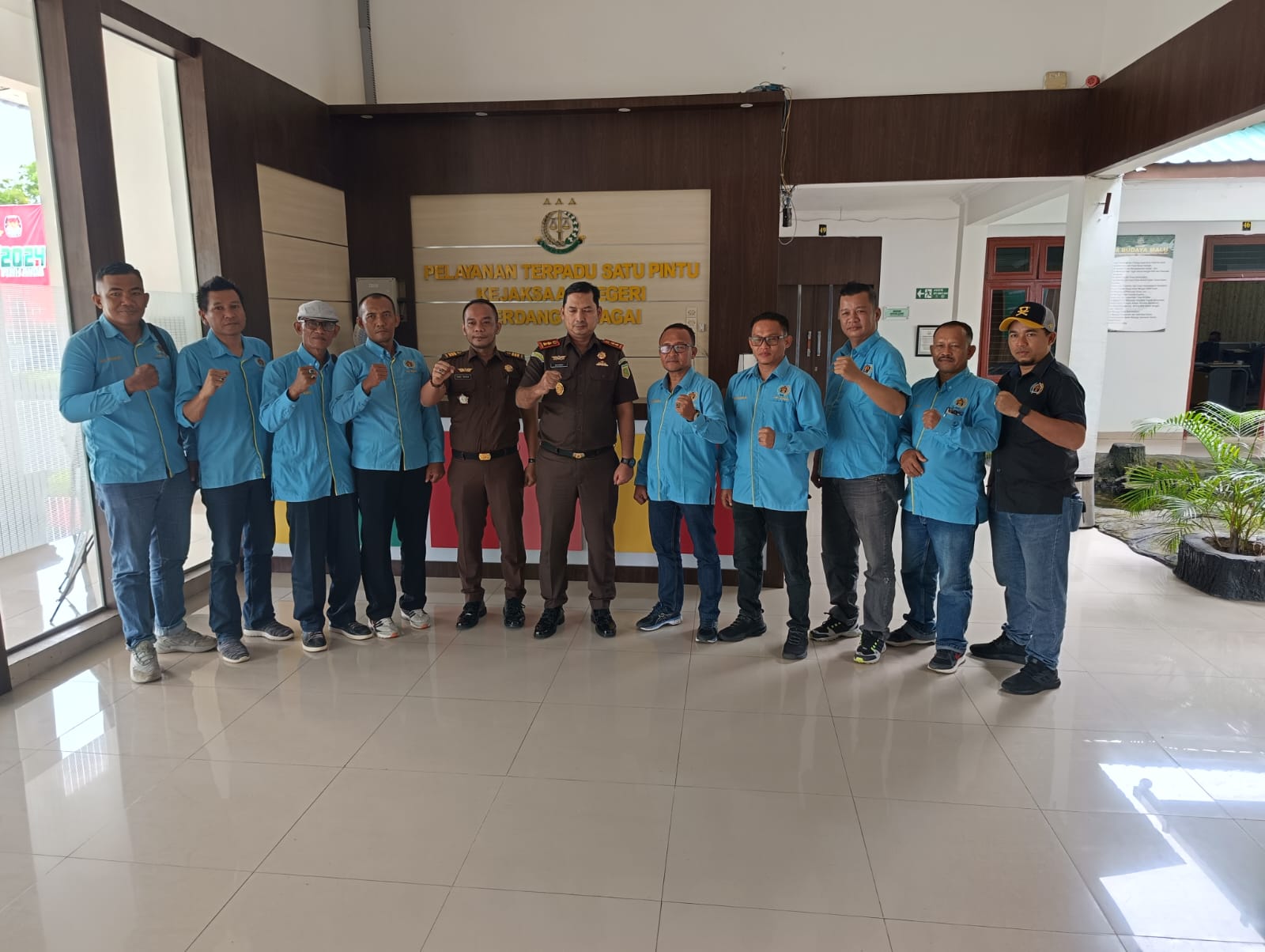 Terima Audiensi PWI Sergai, Kajari Sebut Pers Mitra Strategis