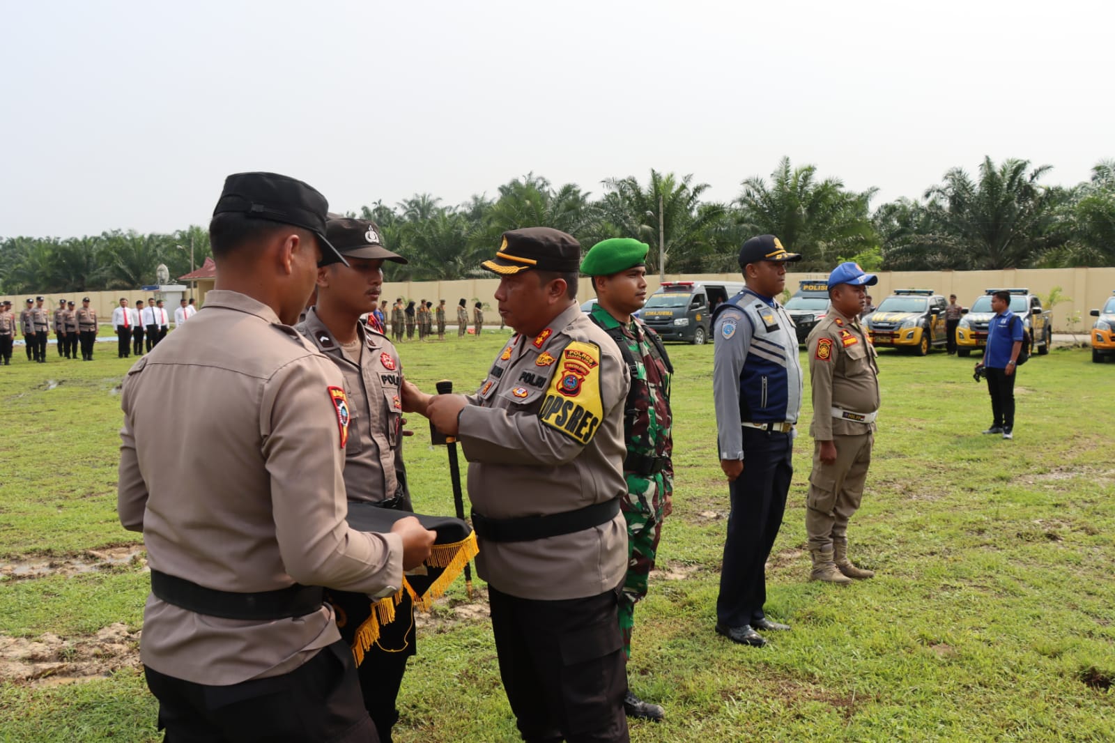 Polres Palas Gelar Apel Pasukan Operasi Mantap Brata Toba