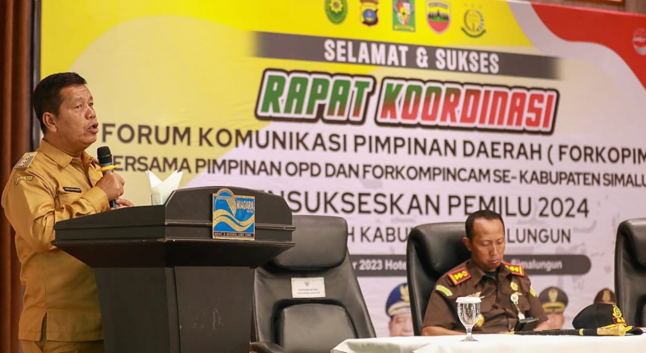Bupati Simalungun: ASN Jangan Terlibat Parpol Dan Harus Netral