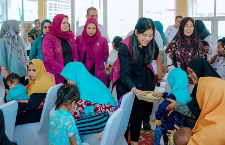 TP PKK Kota Medan Bantu Peningkatan Gizi 37 Anak Stunting Di Medan Marelan