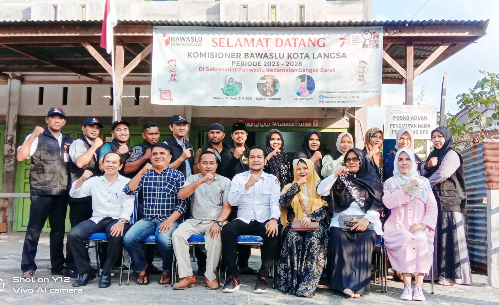 Komisioner Panwaslih Langsa Sambangi Panwaslucam Langsa Barat