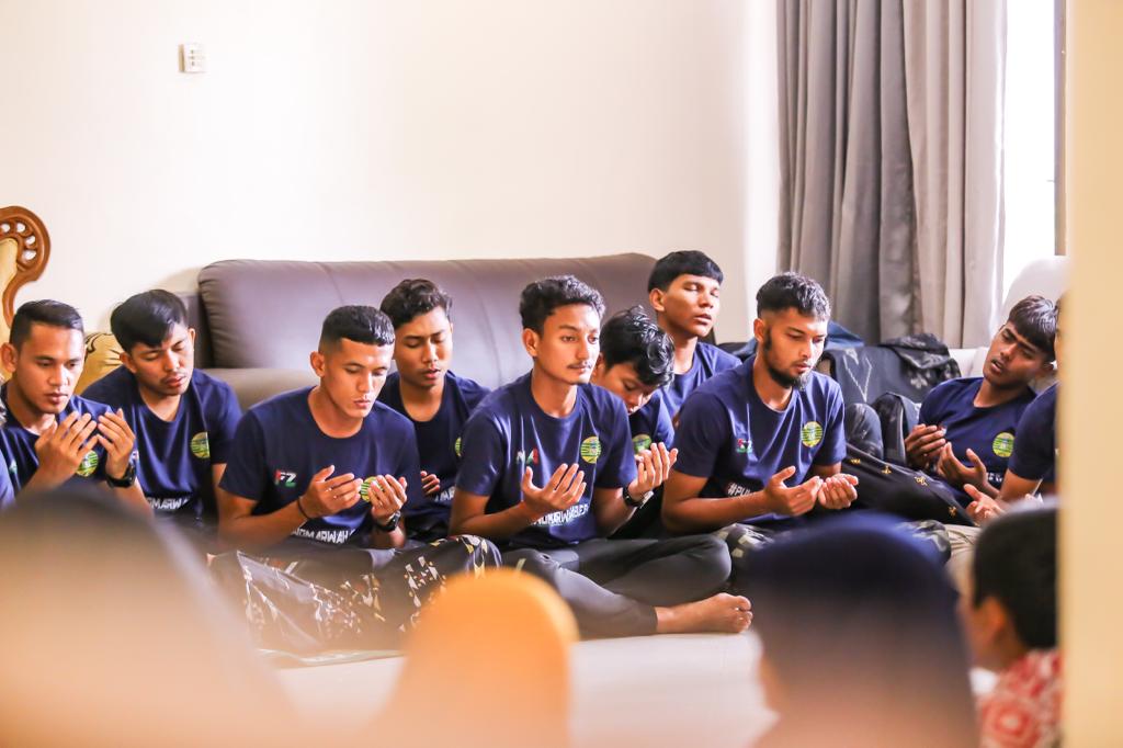 Jelang Laga Liga 3, PSAB Lakukan Doa Bersama
