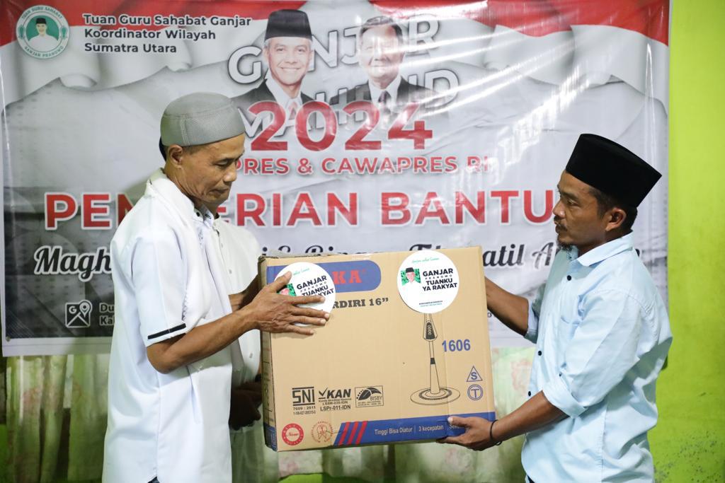 Maghrib Mengaji Senang Atas Bantuan yang Diberikan Tuan Guru Ganjar Terhadap Santri