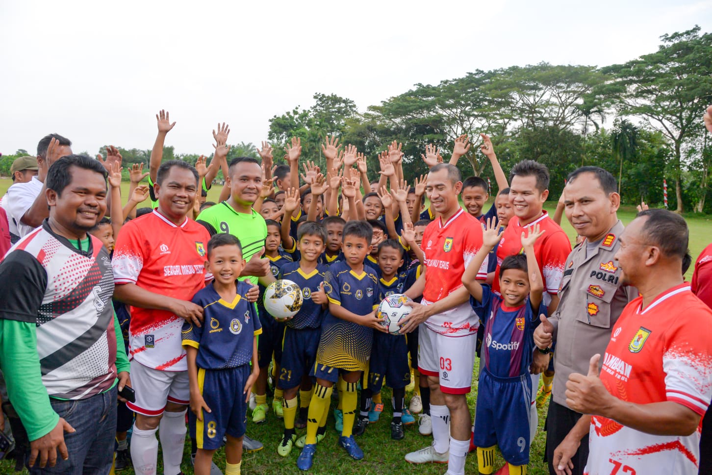 Kebun Bandar Pinang Apresiasi Safari Sepakbola Forkopimda Sergai