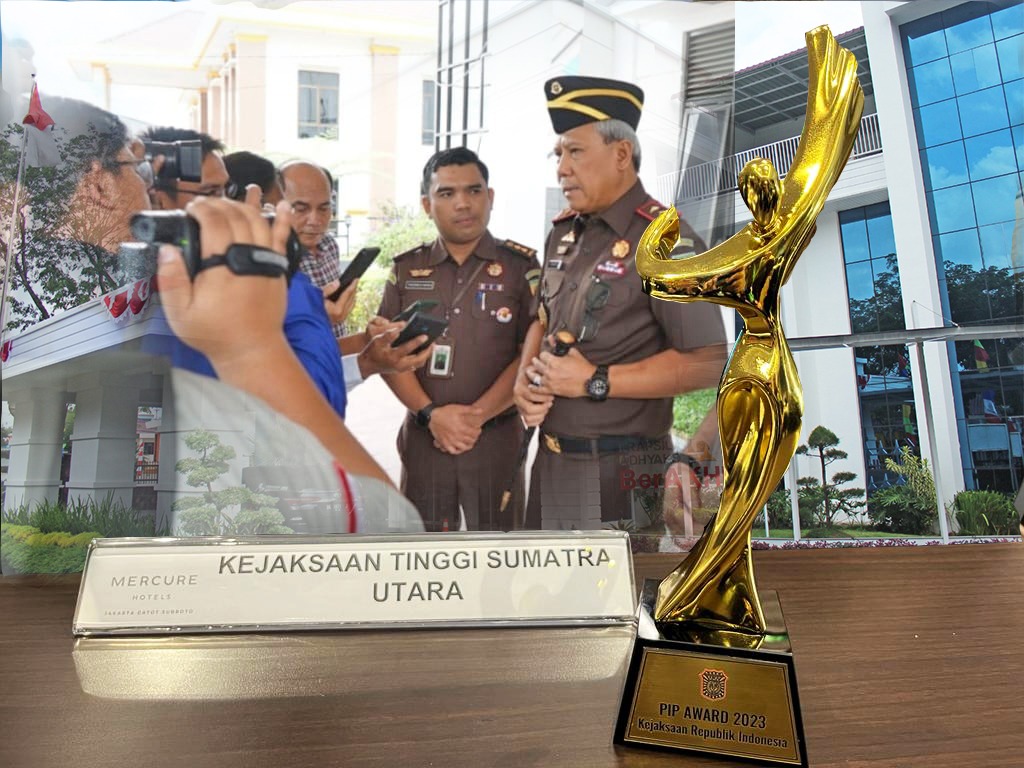 Kejati Sumut Raih Juara 3 Kategori PIP Award Kejaksaan 2023