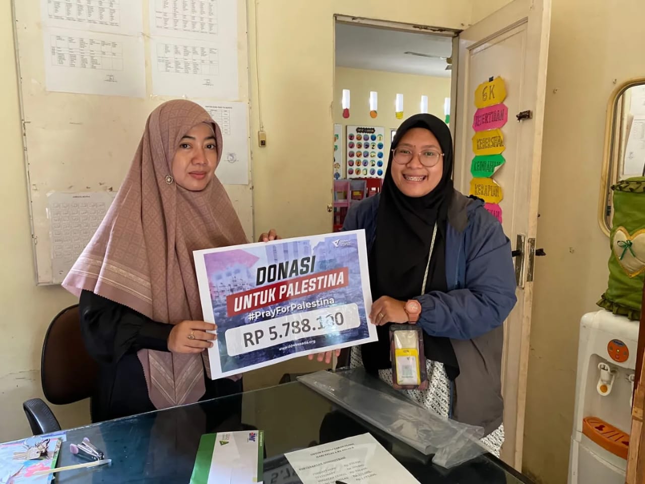 SD IT Assyfa Bantu Palestina Melalui DD Waspada
