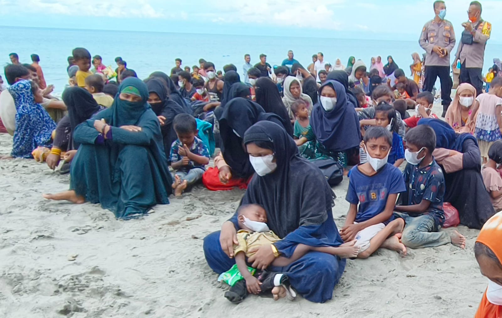 Pengungsi Rohingya Yang Terdampar Kembali Di Pidie Dari Bangladesh