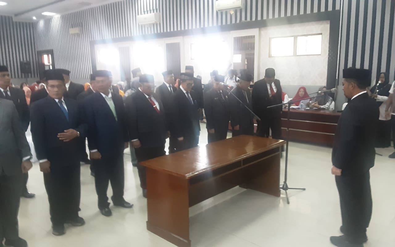 Pj Bupati Syakir Lakukan Mutasi Perdana