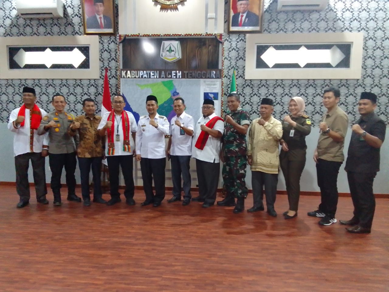 Kepala BNNP Teken MoU Dengan BNN Gayo Lues Dan Agara