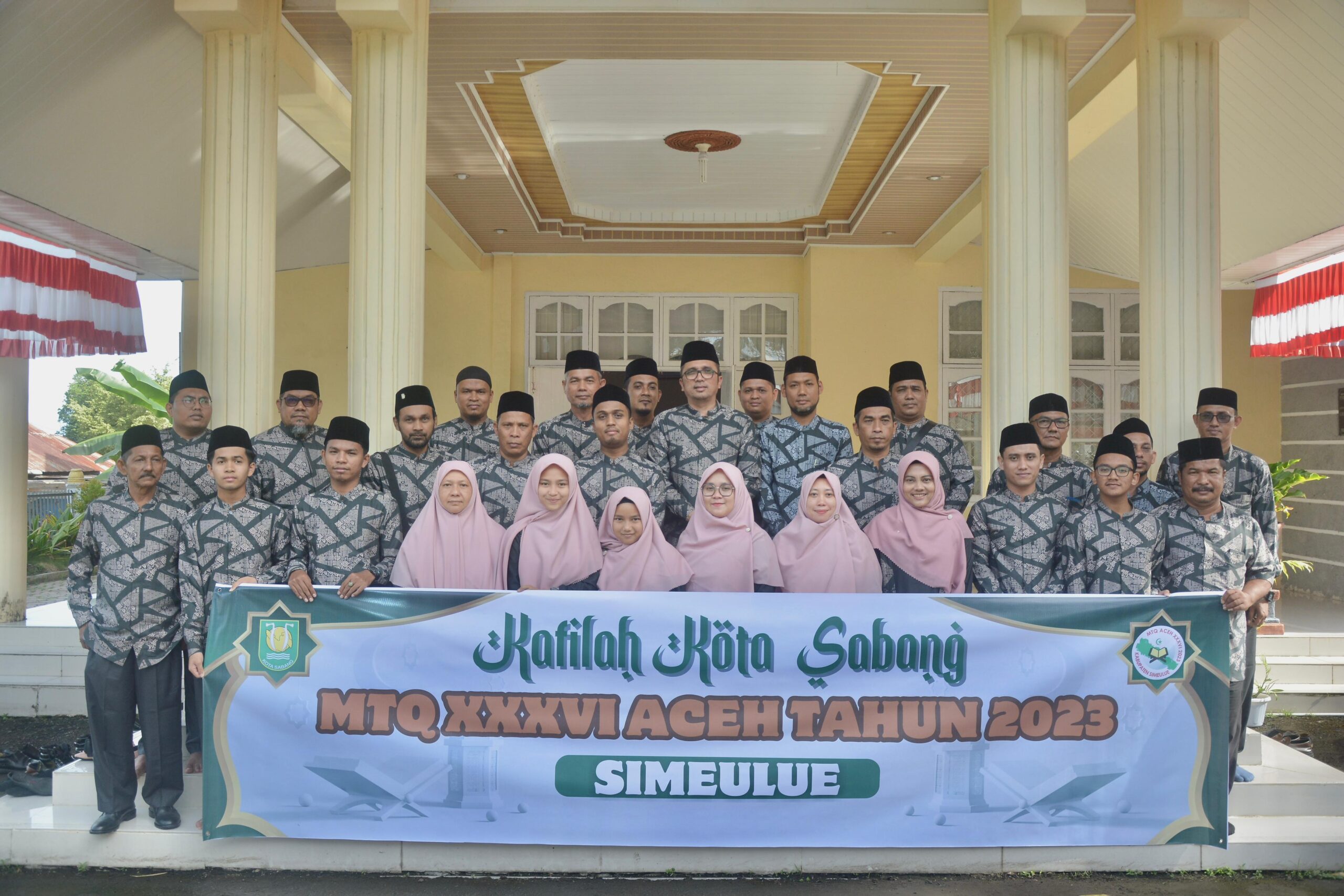 Lepas Kafilah MTQ Aceh Ke-36, Ini Pesan Pj Wali Kota Sabang