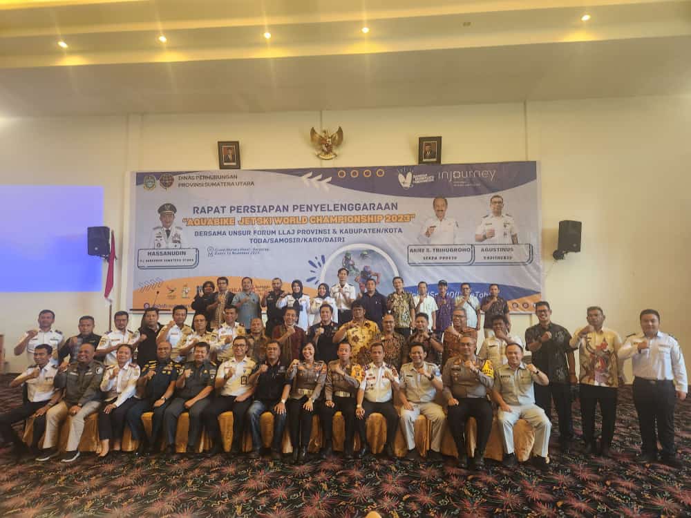 Dishubsu Rakor Bidang Transportasi, Sukseskan Event Aquabike Championsip